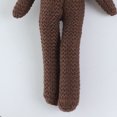 thumbnail image 1 of Conejito de peluche de ganchillo, muñeco de peluche de punto de algodón suave (marrón oscuro) Likrtyny Para estrenar, 1 of 7