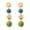 Green, variant on Beaded Drop Earrings for Women Vintage Splicing Resin Layered Tassel Ball Stainless Steel Gold Plated Dainty Elegant Boho Wedding Daily Personalized Gift Jewelry Pink