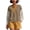 Khaki, variant on LckLvx Women's Sweatshirt Ruffle Long Sleeve Button Up Patchwork Tops Fall Travel Outfits
