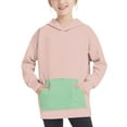 thumbnail image 6 of piuwrlz Sweatshirt for Girls Long Tops Sleeve Printed Hoodie Long Sleeves Without a Hat Sweater Blue Size 5-6 Years, 6 of 8