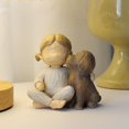 thumbnail image 4 of Esculturas, decoraciones para estanterías de salón, estatuas de resina para manualidades, obsequios decorativos conmemorativos de Navidad para amantes de los perros, 4 of 6