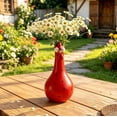 thumbnail image 4 of Elegant Long Neck Chick Ceramic Vase Colorful Chicken Statue Big Eye Cartoon Resin Rooster Vase Funny Outdoor -Shaped Vase for Desk Shelf Display Lawn Yard Office Home Decor, 4 of 4