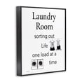 thumbnail image 3 of Stupell Industries Eclectic Funny Minimal Laundry Phrase Black Framed Giclee Art, 11 x 14, by Carol Robinson, 3 of 8