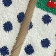 thumbnail image 5 of CPNG Kid Girls Cute Winter Socks Warm Fluffy Fuzzy Warm Slipper Socks Polka Dot Pattern No Slip Soft Cozy with Grippers Socks Novelty Mid Calf Floor Socks, 5 of 6