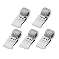 thumbnail image 1 of Hard Hat Pencil Clip, Universal Adjustable Clipboard Pencil Holder Clip Holder Clip Organizer for Notebook,Silver, 1 of 5