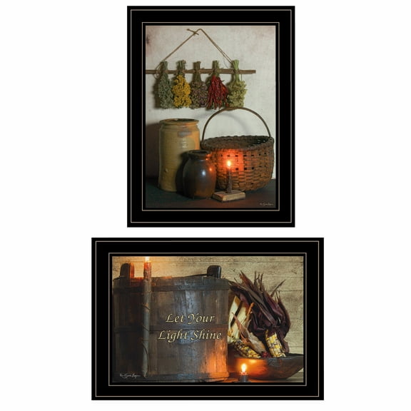 Let Your Light Shine By Susie Boyer Printed Wall Art Wood Multi-Color