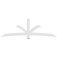 thumbnail image 4 of 96"W x 32"H x 4"D x 4"F, 8/12 Pitch, Davenport Architectural Grade PVC Gable Bracket, 4 of 8