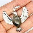 thumbnail image 4 of Natural Flying Eagle Wing Bird Waterdrop Crystal Pendant Animal Reiki Healing, 4 of 6
