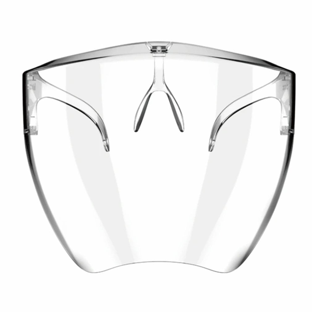 Outdoor Protective Transparent Face Shield Anti-fog Reusable Washable Wholesale 