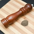 thumbnail image 2 of Wooden Pepper Mill or Salt Mill Adjustable Coarseness Wooden Peppermill Ceramic Grinding Mechanism Refillable Wood Pepper Grinder for your Kitchen and Cooking (8 inch) (20), 2 of 4