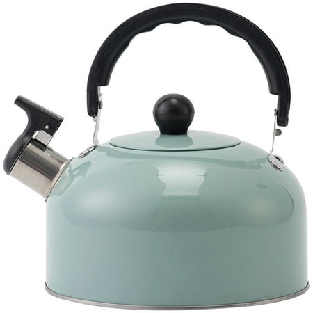 

Flat Base Whistle Kettle Stainless Steel Household Water Kettle with Handle