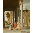 thumbnail image 3 of Jean Lemaire 12x14 Black Modern Framed Museum Art Print Titled - Achilles Discovered Among the Daughters of Lycomedes (circa 1640-1645), 3 of 5