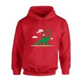 thumbnail image 1 of Awkward Styles Leprechaun and Dinosaur Hooded Sweatshirt St. Patrick's Day Hoodies Unisex Saint Patrick Hooded Sweater Dinosaur Gifts for Women and Men Irish Clover Gifts Cute Lucky Irish Hoodie, 1 of 5
