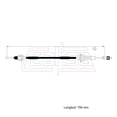 thumbnail image 2 of Cable Chicote Acelerador CAHSA Compatible Con Ford Ranger 2.3L 3.0L 4.0L carburado, 2 of 6