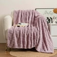 thumbnail image 7 of Cozy Throw Blanket for Couch Beds Solid Color All Season Soft Thick Velvet Comfortable Warm Home Office Cover Blankets, 7 of 7