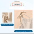 thumbnail image 7 of Toddler Baby Girl Summer Cotton Linen White Dresses Bow Straps Sleeveless with Pockets Little Girls Beach Sundress, 7 of 7