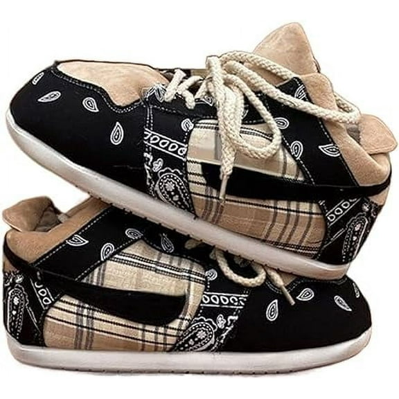 Sneaker Slippers in TS Dunk Look – Comfy adult Sneaker Slippers One Size Fits Most