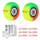 thumbnail image 4 of 2 juegos de ruedas universales para equipaje, ruedas para patinete, maletas, ruedas giratorias Hartmann, ruedas silenciosas para equipaje, repuesto de ruedas para equipaje, 4 of 5