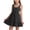 Black, variant on CHEEREAM Summer Dresses For Kids Casual Sleeveless Sundress Girls Beach Vacation Flowy Tiered Short Dresses Daily Wear
