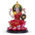 thumbnail image 5 of Accent Collection Divine Polyresin Red 20 cm Lakshmi Goddess Statue For Home Pooja & Indian Decor, 5 of 5