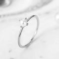 thumbnail image 3 of NUNCAD Minimalist Stackable Thin Rings Pearl Cubic Zirconia Engagement Ring for Women, 3 of 4