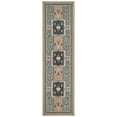 thumbnail image 5 of SAFAVIEH Classic Vintage Seanna Geometric Bordered Cotton Area Rug, Slate/Beige, 8' x 10', 5 of 9