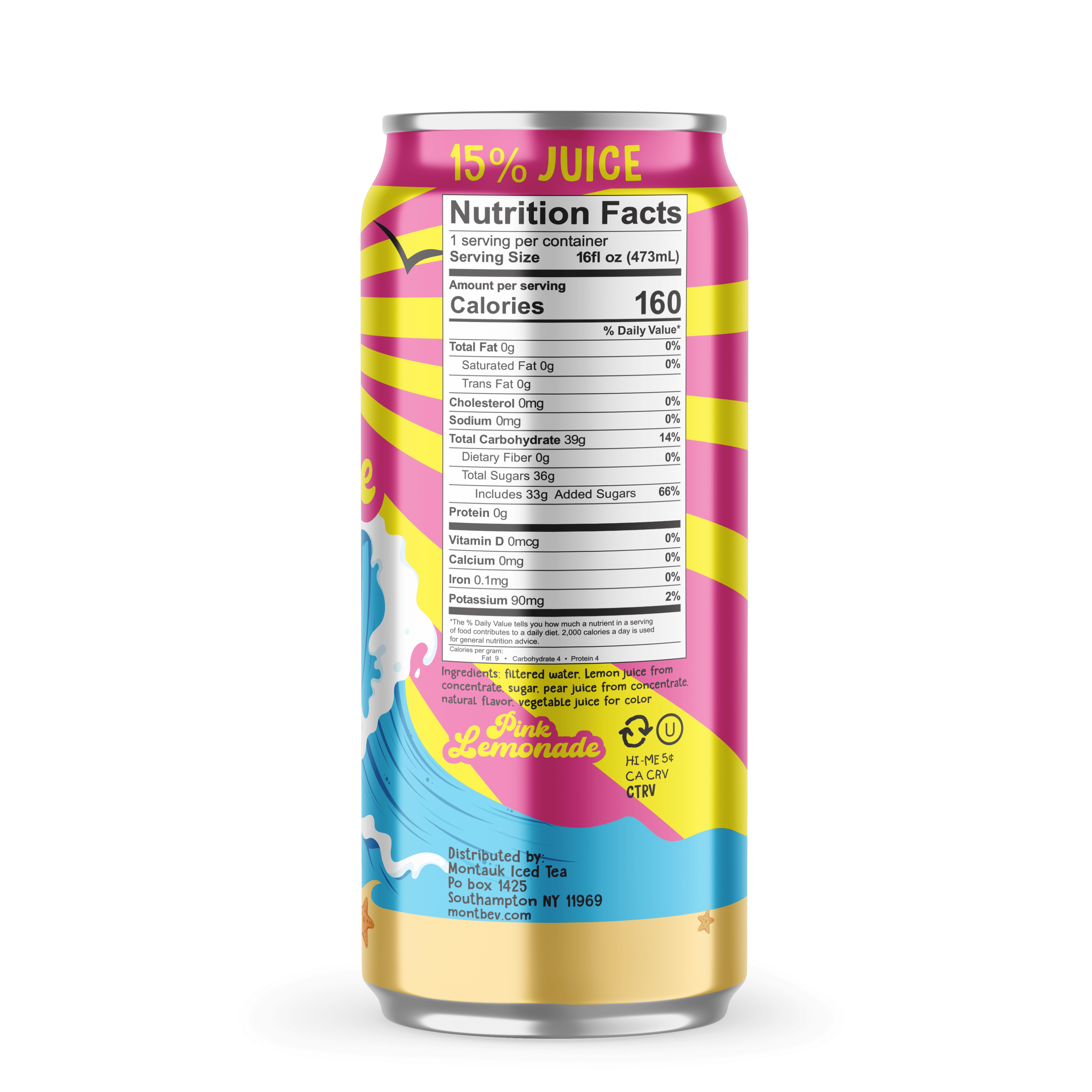 Montauk Iced Tea Pink Lemonade 12 Pack