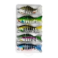 thumbnail image 4 of 5 señuelos de pesca multiarticulados, cebos de pesca , crankbaits con anzuelos triples afilados, señuelos artificiales para adultos., 4 of 9