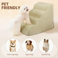 thumbnail image 6 of Dog Stairs for Small Dogs, High Density Foam Dog Steps, Extra Wide Non-Slip Pet Ramp for High Beds Or Couch, Soft Doggie Ladder for Dogs Injured, Older Pets, Small Cats, 6 of 7