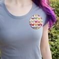 thumbnail image 2 of Colorful Butterflies Pinback Button Pin, 2 of 5