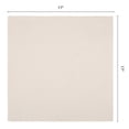 thumbnail image 6 of Unique Bargains Washable Reusable Cotton Cloth Napkins Beige 17x17inch, 6 of 6