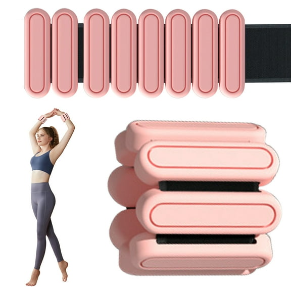 Egoelife Wrist Ankle Weights for Men Women 1 lbs Adjustable Silicone Weighted Bangles for Gym, Yoga, Pilates, Barre, Walking, Running, Strength Training, Arm & Leg Workout Weighted Bracelet