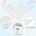thumbnail image 4 of White Headscarf for Women's Hair, Bandana Headband Scarf for Women Hair Accessories(White 90% Cotton + 10% Polyester), 4 of 8