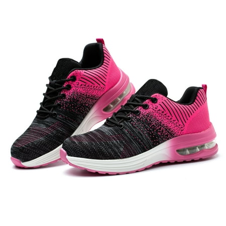 

OwnShoe Breathable Steel Toe Work Shoes for Men Women Safety Shoes Nonslip Comfortable Work Sneakers