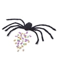 thumbnail image 4 of Halloween Spider Backpack, 49.21" Furry Spider Costume Bag, Giant Fake Spider Prop, Spider Candy Pouch, Scary Spider Accessory, Spider Backpack, Storage Pouch for Party Indoor Outdoor Decorations, 4 of 5