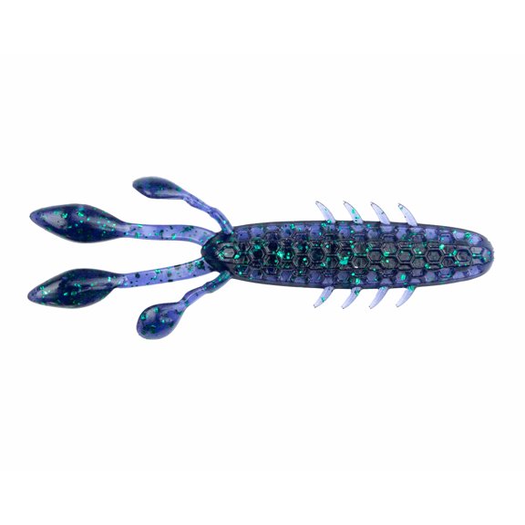 Netbait Hextek 3.5" Eko Craw Soft Fishing Bait, Junebug