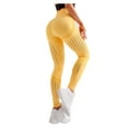 thumbnail image 2 of Qertyioot Yoga Pants for Women,High Waist Workout Leggings Textured Booty Tights, 2 of 4