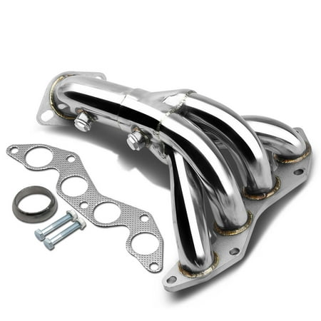 For 2001 to 2005 Honda Civic 4 -1 Design Stainless Steel Exhaust Header Kit - 7 Gen EM ES D17A1 Engine 02 03 04