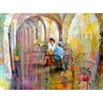 thumbnail image 2 of Zakrynycny, Viktor 24x19 White Modern Wood Framed Museum Art Print Titled - A Touch of Eternity, 2 of 4