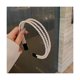 thumbnail image 1 of wonima44 3 RowsPearl Headbands for Women White Bling Faux Pearl Bling Hairbands Bridal Hair Hoop Wedding Hair Accessories for Women Girls, 1 of 1