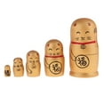 thumbnail image 2 of TISHITA Maneki Neko Russian Babushka Matryoshka Nesting Dolls New Year Gift 5pcs Set, 2 of 8