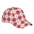 thumbnail image 3 of Balery Baseball Cap Adjustable Size for Running Workouts and Outdoor Activities All Seasons Dad Hat(Plaid Heart), 3 of 9