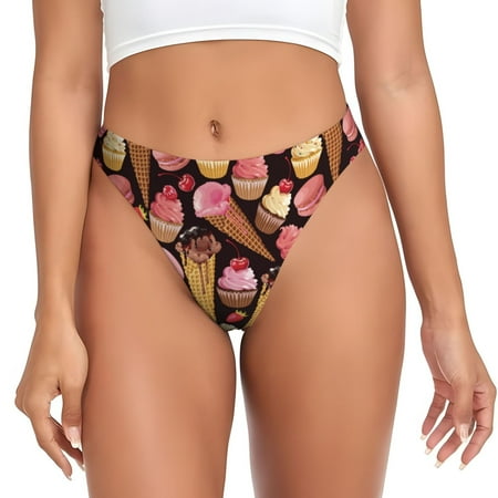 Sigee Ice Cream Cake for Women s G-String Panty  Low Rise  Soft Lace Perfect for Everyday Wear or Special Occasions-Small