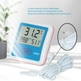 thumbnail image 4 of Thermomètre Numérique, Fonction Alarme de Conversion Celsius et °F pour Réfrigérateur de Pharmacie, 4 of 7