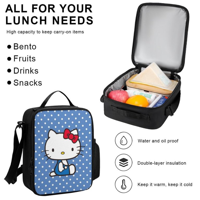 Hello Kitty 3 Piece Backpack Set With Lunch Box And 