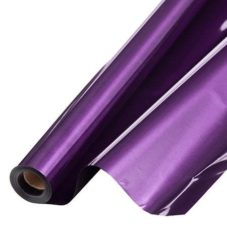 PMU Gift Wrap Mylar Roll - Highly Reflective Metallic Foil Paper - Perfect Wrapping  Paper for Gifts, Baskets, Wedding, Birthday, Christmas, Arts & Crafts,  Balloon Weights,Magenta, 48 Inch X 100 Feet 
