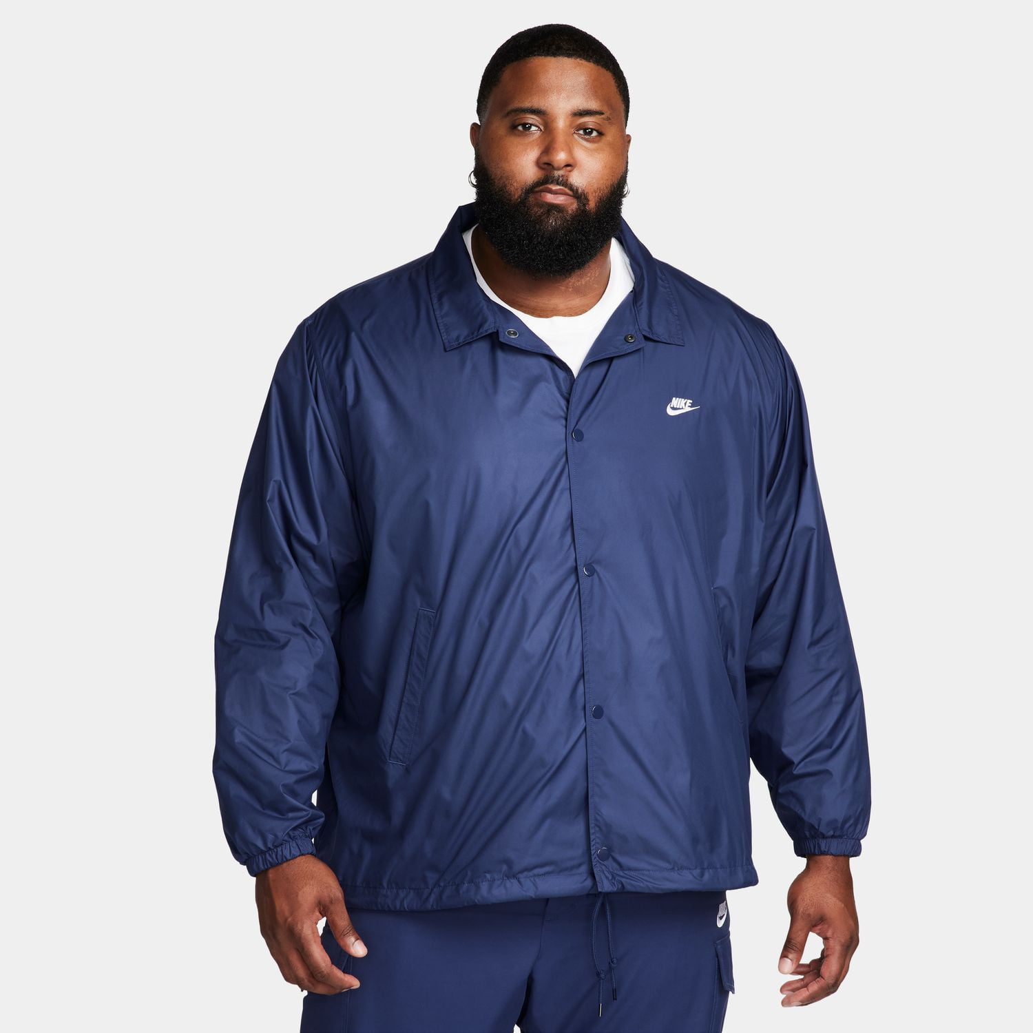 Nike Club Men's Coaches' Jacket Midnight Navy photo 1