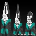 thumbnail image 1 of Wholesale 8-Inch Japanese-Style Eccentric Wire Cutters by Tuosen Tools: Multi-Functional Steel Pliers Set with Ergonomic Grip, Including (Pointed-Mouth),  (Diagonal), and Flat-Mouth Designs – 12, 1 of 5