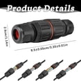 thumbnail image 3 of Outdoor Wire Connectors - Waterproof Cable Joiner, Heavy-Duty Electrical Sleeve, Reliable Connection Box, Quick Maintenance Expansion Device | Garden Lighting, Patio Fixtures, Home, Exterior Powers, 3 of 6