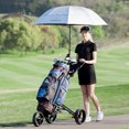 thumbnail image 2 of Costway Chariot de Golf Pliable à 3 Roues en Acier avec Support de Parapluie, 2 of 10